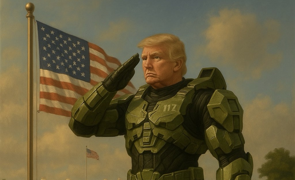 Ο Λευκός Οίκος «πανηγυρίζει» το τέλος των Console Wars – Ο Donald Trump ως Master Chief!