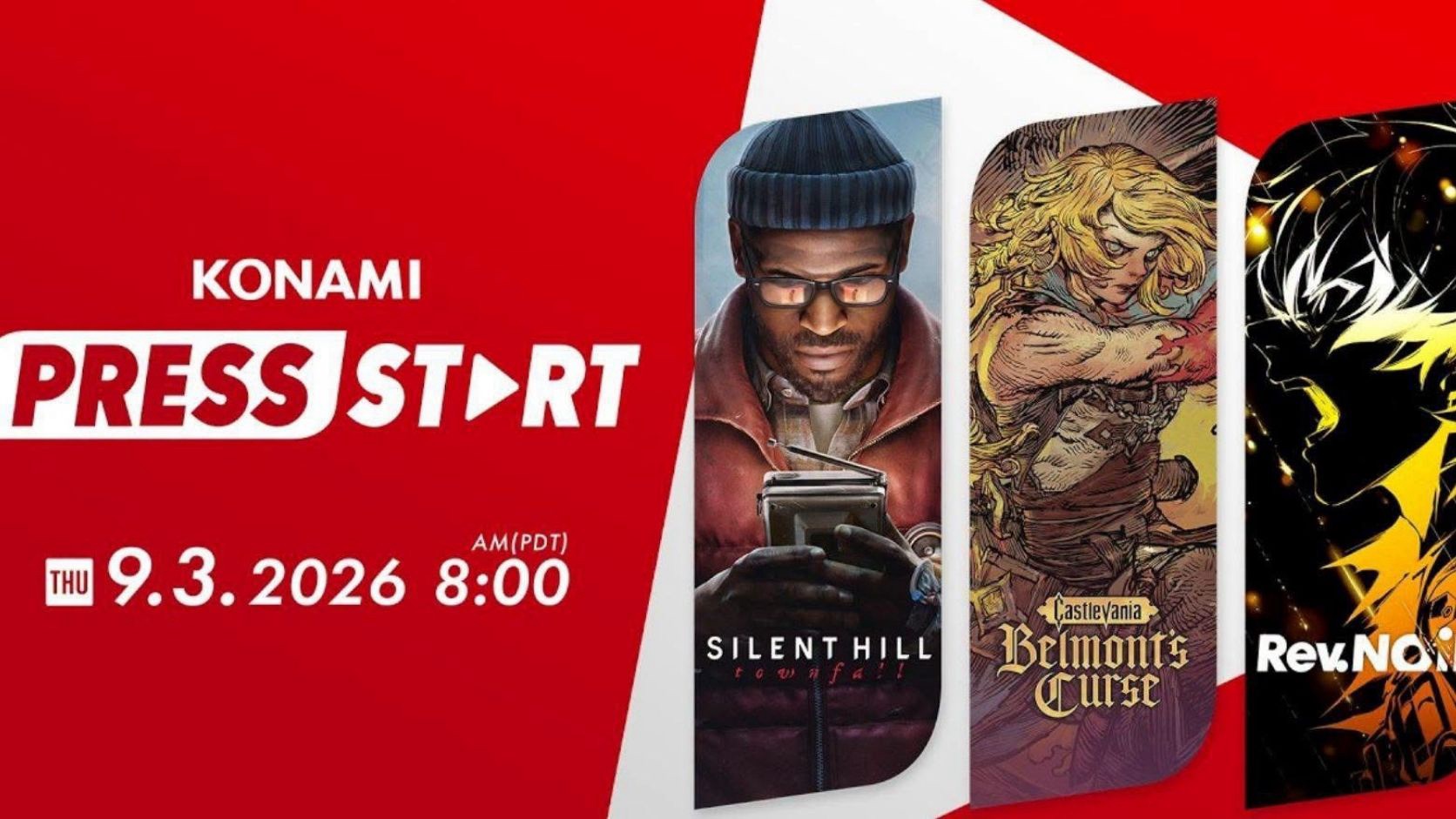 Konami Press Start Showcase 2026: Ανακοινώθηκε νέα παρουσίαση με Silent Hill και Castlevania